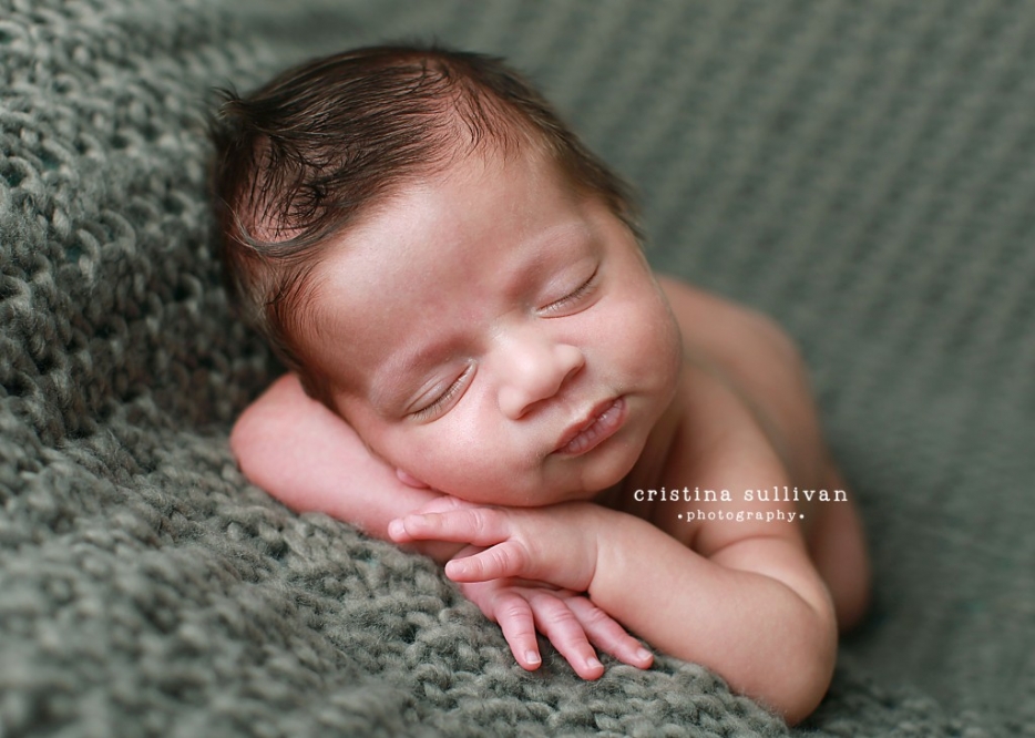 miami newborn baby boy studio photography session